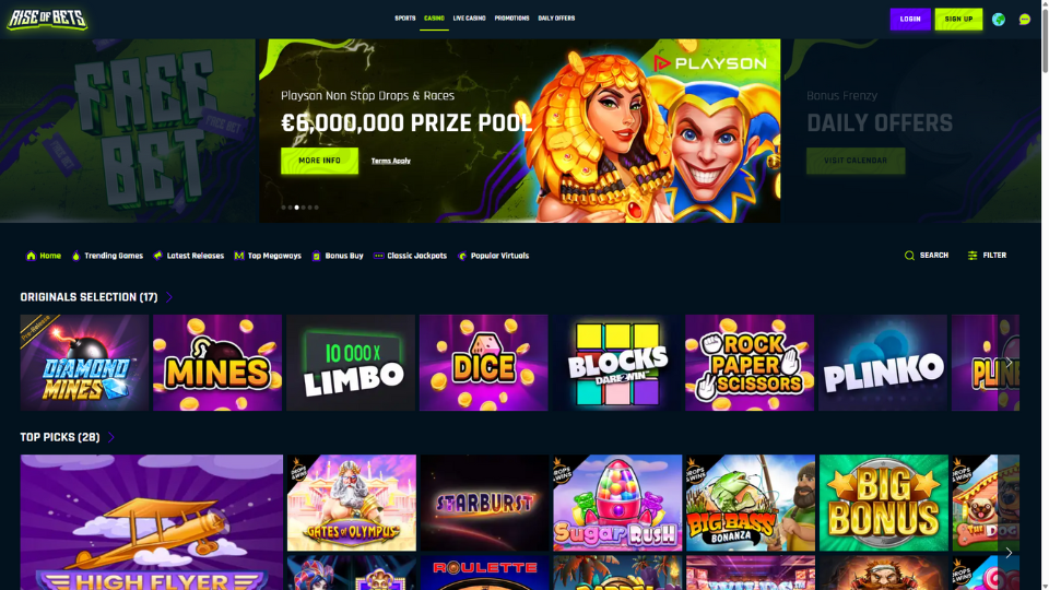 Rise of Bets Casino